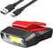 HC3 oplaadbare bewegingssensorkap vizierlicht - 100 lumen COB LED-clip op hoedlicht - hoofdlamp zaklamp met rood licht voor vissen, hardlopen, kamperen, lezen