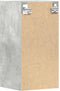 vidaXL - Hangkast - Riga - 30x29,5x60 - cm - bewerkt - hout - betongrijs