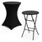 Brixy Statafel - Partytafel - Robuust Weersbestendig Inklapbaar 80cm x 110cm Zwart