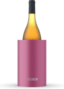 Coolenator champagnekoeler – disco pink – wijnkoeler – flessenkoeler – met vrieselement