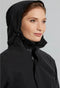 Basil Mosse - Parka Regenjas - Waterdicht en ademend - Zwart - Maat L