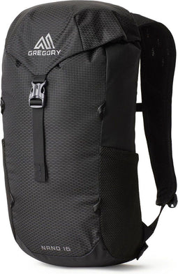 GREGORY Vrije tijd rugzak Rugzak Nano 16 Backpack Obsidian Black Zwart