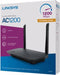 Linksys E5400 - WiFi Router - Dual-Band - WiFi 5 - 1200 Mbps - 4 Ethernet Poorten - Zwart