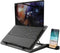 Trust GXT 1125 Quno - Laptop Cooling Stand - 5 ventilatoren met blauwe verlichting - Zwart