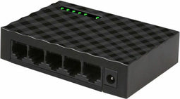 Iggual GES5000 - Switch - 10 Gbps Gigabit Ethernet - Zwart