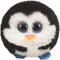 Ty - Knuffel - Teeny Puffies - Waddles Penguin - 10cm