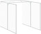 vidaXL - Hondenhok - met - ren - 165x1.067x181 - cm - staal - lichtgrijs