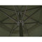 vidaXL - Parasol - Samos - 500 - cm - aluminium - groen
