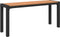 vidaXL - Tuinbank - 100 - cm - in - Staal - en - WPC - - - Bruin - en - Zwart