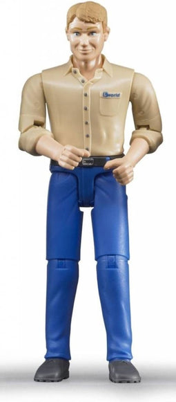 Bruder 60006 Man met blauwe broek