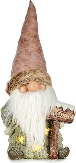 Decoratieve figuren Licht Elf 21 x 58 x 27 cm Roze Bruin Wit Groen Hars