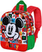 Karactermania - Disney - Mickey Mouse - 3D Elite - Kleine Peuter Rugzak - Kleuter Backpack - Rugtas - Rood