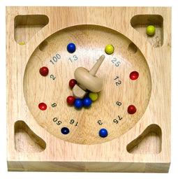 Woody - Roulette spel - 15x15 cm