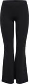 ONLY ONLFEVER STRETCH FLAIRED PANTS - Dames Broek - Elastische tailleband - Zwart - Maat S