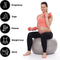 Rucanor Fitness Gymbal Met Handpomp 90 Cm Pvc Blauw