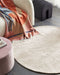 GESI II - Vloerkleed - Lichtbeige - 140 x 140 cm - Viscose