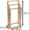 Made4Home - Handdoekrek Bamboe - 3 stangen - 40x24x82CM