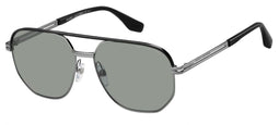Marc Jacobs Zonnebril 469/s Heren Cat. 3 Vierkant Zwart/groen