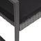 vidaXL - Tuinbank - 3-zits - met - kussens - polypropeen - rattan - donkergrijs