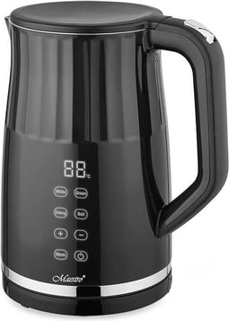 Maestro MR-039 - Waterkoker 1.7L met aanraakscherm - Snoerloos - 2200W - Zwart