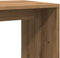 vidaXL - Bijzettafel - 59x36x38 - cm - bewerkt - hout - artisanaal - eikenkleurig