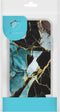 iMoshion Hoesje Geschikt voor Samsung Galaxy A42 Hoesje Siliconen - iMoshion Design hoesje - Zwart / Meerkleurig / Blauw / Shattered Blue Marble