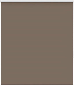 vidaXL - Rolgordijn - verduisterend - koffie - 135x130 - cm - stofbreedte - 131,6 - cm