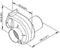 TMC-037201-12V Radiaalventilator 12 V 2547 l/min, 152 m³/h, 2.53 m³/min 75 mm