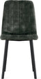 Refurna - Eetkamerstoel Minsk Velvet Groen Set van 2
