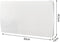 Vaste elektrische radiator met traagheid keramische drogen 1500 W oceanische robijn - Glazen gevel - Wit - nf
