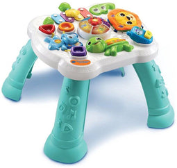 VTech Dierenvriendjes Speeltafel - Interactief Speelgoed - Cijfers Kleuren Vormen - Wit Turquoise
