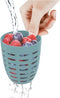Mepal - Ellipse fruit & veggie pot - 600 ml - Incl. vorkje - Nordic denim