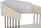 Keukenstoel Home ESPRIT Grijs Polyester Hout 51 x 55 x 76,5 cm