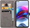 iMoshion Hoesje Geschikt voor Motorola Moto G100 Hoesje Met Pasjeshouder - iMoshion Mandala Bookcase - Grijs