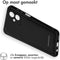 iMoshion Hoesje Geschikt voor Motorola Moto G54 Hoesje Siliconen - iMoshion Color Backcover - Zwart