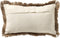 Dutch Decor NANI - Kussenhoes 30x50 cm - Natural - bruin en wit - met rits - zonder binnenkussen