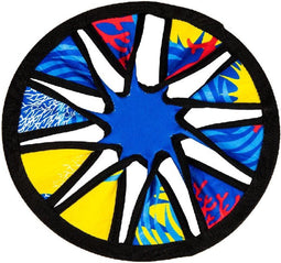 Summertime Soft Frisbee 25 cm Geel/Blauw