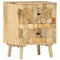 Nachtkastje 40x30x50 cm massief mangohout