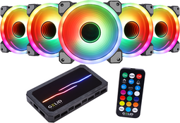 Gelid Solutions Amber 8 Pro - RGB Controller - 24 ARGB LEDs Dual Ring Lighting (5 stuks)
