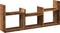 vidaXL - Wandkast - 100x18x40 - cm - bewerkt - hout - oud - houtkleurig