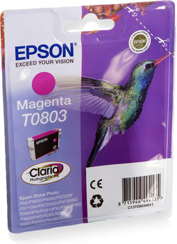 Epson T0803 - Inktcartridge - 220 pagina's - Magenta