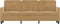 vidaXL - Driezitsbank - 180 - cm - fluweel - bruin