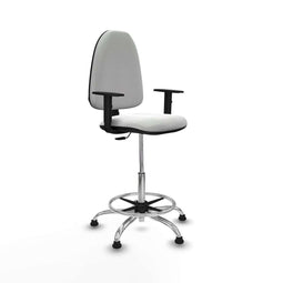 Piqueras y Crespo B1D05RT - Bureaustoel - Hoogteverstelbaar met armleuning - Wit