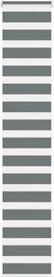 vidaXL - Zebra - rolgordijn - 45x200 - cm - stofbreedte - 40,9 - cm - donkergrijs