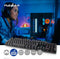 Nedis Gaming Toetsenbord - Mechanisch - Qwertz DE - LED-verlichting - Zwart