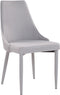 CAMINO - Eetkamerstoel - Lichtgrijs - Polyester
