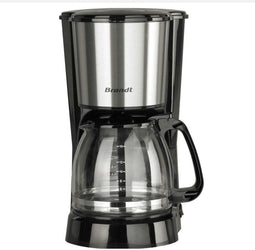 Brandt CAF815X - Filterkoffiezetapparaat - 1,5L 15 kopjes - Roestvrij staal en zwart