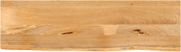 vidaXL - Tafelblad - met - natuurlijke - rand - 110x30x3,8 - cm - massief - mangohout