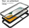 iMoshion Hoesje Geschikt voor Samsung Galaxy A34 (5G) Hoesje - iMoshion 360° Full Protective Case - Zwart / Transparant