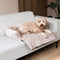 District 70 NUZZLE - Zachte Hondenmand Voor Op De Bank - Large 85 x 75 cm - Taupe